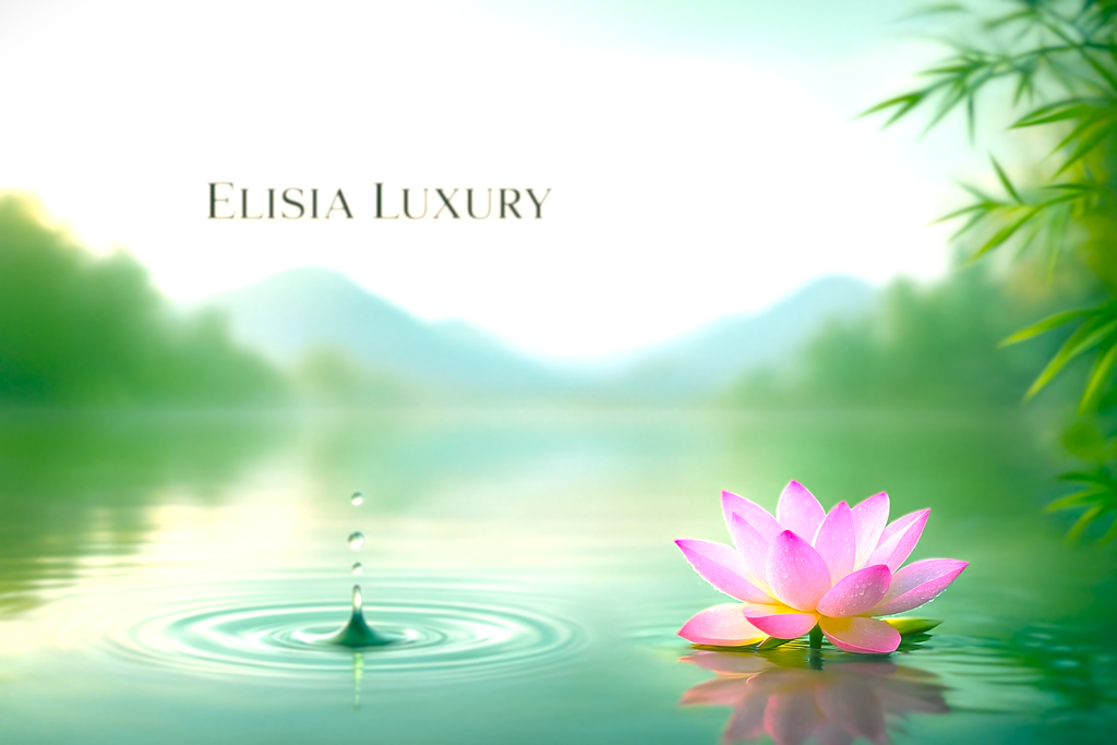 fleur de lotus sur lac paisible